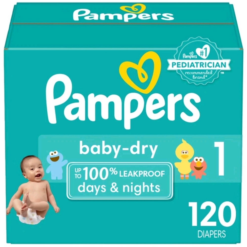 Lot Of Around 170 Diapers SIZE 1 Pampers